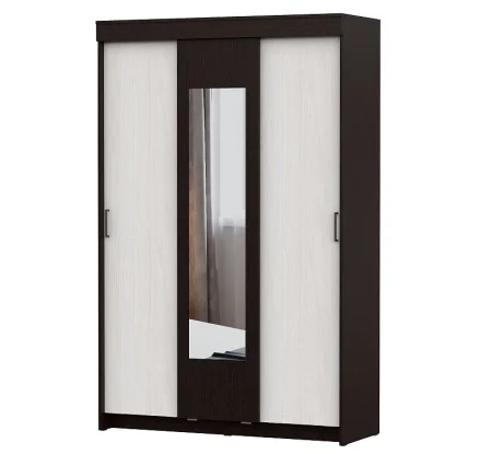 Шкаф-купе ШКП-2 венге/ясень анкор светлый