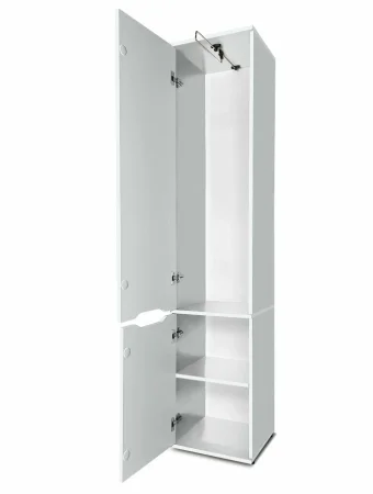 Шкаф пенал со штангой №31 белый