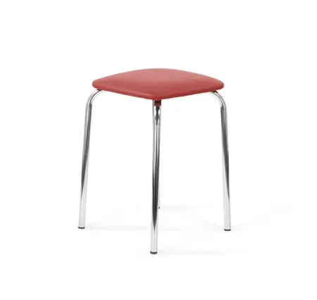 Табурет квадратный хром