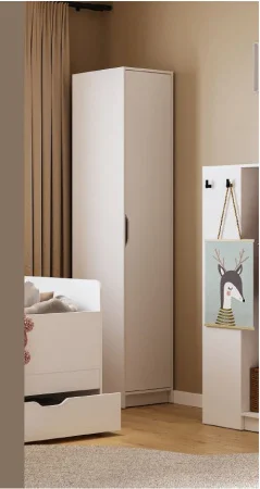 Шкаф 400 Руна ШК 01 белый