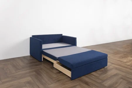Диван Куба 1200 темно-синий (велюр Confetti №13)