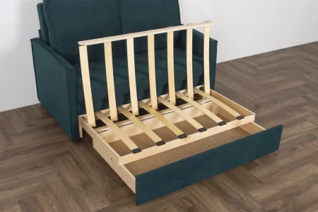 Диван Куба 1200 изумрудный (велюр Confetti №17)