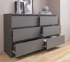 Комод шесть ящиков Мори МК 1206 графит