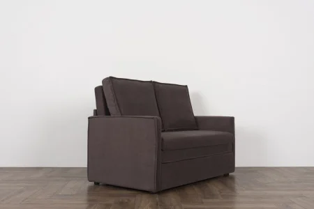 Диван Куба 1200 коричнево-серый (велюр Confetti №22)