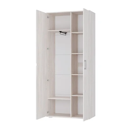 Шкаф 2-х створчатый Флоренция ясень белый