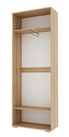 Шкаф Италия ШК-800 дуб сонома/белый глянец