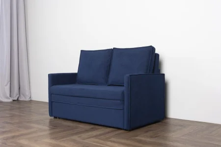 Диван Куба 1200 темно-синий (велюр Confetti №13)