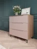 Комод Роза 900 орех франклин/пудра скин тренто