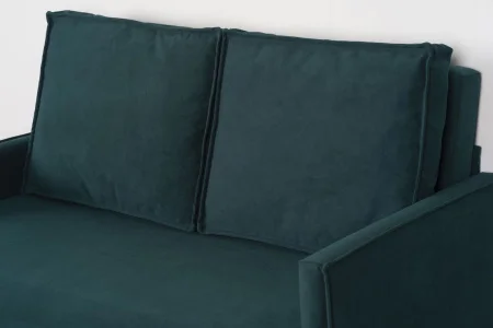 Диван Куба 1200 изумрудный (велюр Confetti №17)