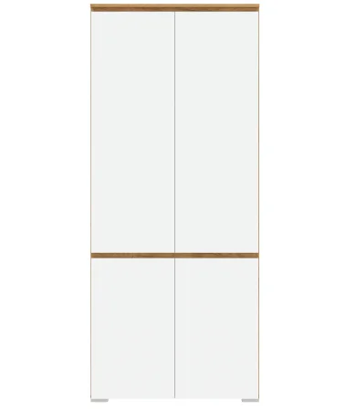 Шкаф Гретта 4С дуб крафт золотой/белый