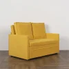 Диван Куба 1200 желтый (велюр Confetti №23)