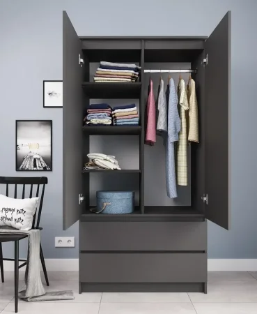 Спальный гарнитур Мори графит