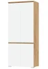 Шкаф Гретта 4С дуб крафт золотой/белый
