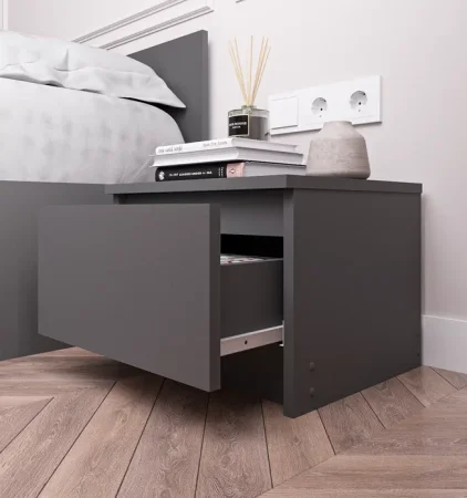 Тумба прикроватная Мори ТПМ 400.1 графит