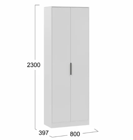 Шкаф комбинированный Агата исп. 2 белый