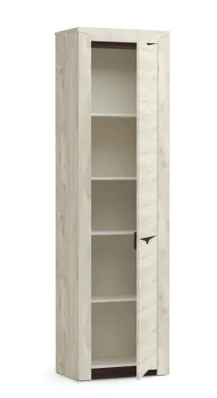 Шкаф-пенал 33.14 Лючия бетон пайн белый