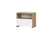 Тумба прикроватная Некст-1 дуб золотой/белый