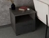Тумба прикроватная Копенгаген с ящиком венге/черный матовый