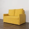 Диван Куба 1200 желтый (велюр Confetti №23)