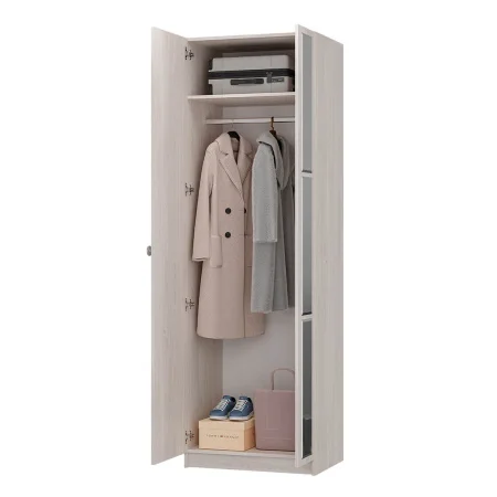 Шкаф 2-х створчатый Зарина ШК-01 ясень белый