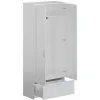 Шкаф для одежды Сириус 2 двери 1 ящик, белый
