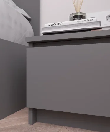 Тумба прикроватная Мори ТПМ 400.1 графит