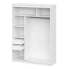 Шкаф-купе ШКП-3 белый текстурный (1,6)