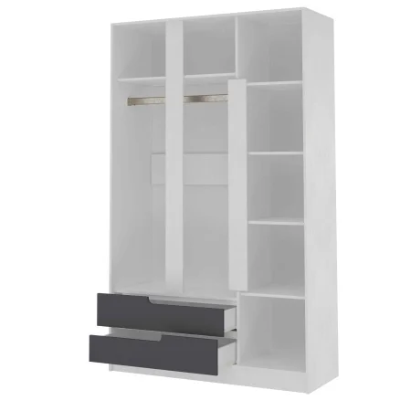 Спальня Гавана белый/серый графит