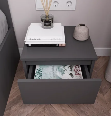 Тумба прикроватная Мори ТПМ 400.1 графит