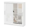 Шкаф-купе ШКП-3 белый текстурный (2.0)