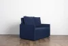 Диван Куба 1200 темно-синий (велюр Confetti №13)