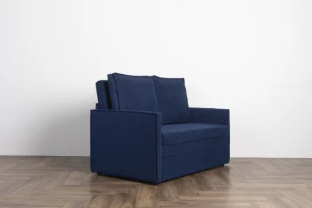 Диван Куба 1200 темно-синий (велюр Confetti №13)