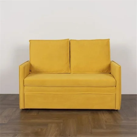 Диван Куба 1200 желтый (велюр Confetti №23)