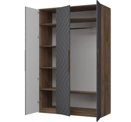 Спальный гарнитур Копенгаген дуб самдал/серый графит