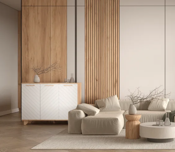 Комод Ньерд 1200 дуб вотан/белый софт