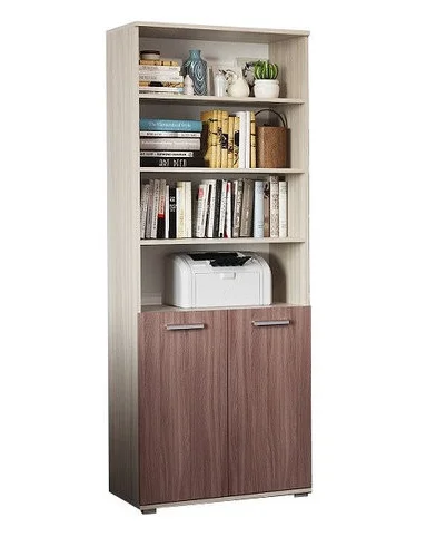 Стеллаж ПКС-8 ясень шимо темный/ясень шимо светлый