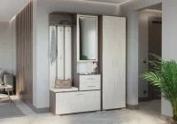 Модульная прихожая бодега тёмный/бодега светлый