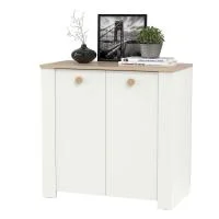 Комод Джастин 16.228.02 белый шагрень/дуб белый