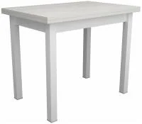 Стол обеденный раскладной белый