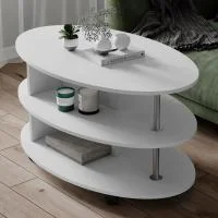 Стол журнальный Консул-4 белый