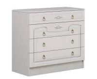 Комод Александрина белый глянец