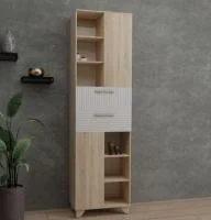 Пенал Копенгаген дуб сонома/белый матовый