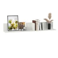 Полка навесная открытая Эйр 16.490 белый шагрень