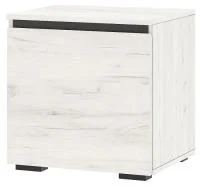 Тумба Гретта 500  дуб крафт белый/антрацит Тумба Гретта 500  дуб крафт белый/антрацит