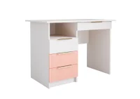 Стол письменный Лавис СТД 1070.1 белый/персик софт