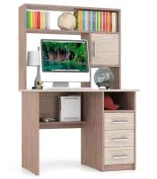 Компьютерный стол СК-9 ясень шимо темный/ясень шимо светлый