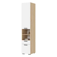 Пенал Санса ПН-01 дуб сонома/белый