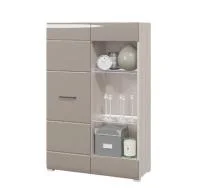 Стеллаж Ненси ясень шимо светлый/капучино