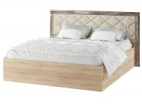 Кровать Мадлен дуб сонома/дуб шале мореный
