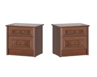 Тумбы прикроватные Янна ЯН-17 орех пегас (пара)